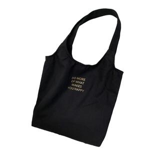 夏天文艺小清新简约字母帆布包背心包红色绿色紫色彩色帆布袋定制