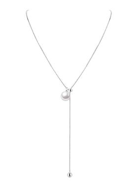 珍珠款抽拉式项链轻奢