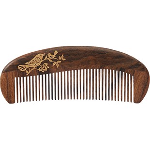 谭木匠礼盒漆艺梳养育女士长发直发专用经络按摩可定制