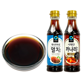 清净园鱼露韩国泡菜腌料调味料汁海鲜酱油家用商用正宗进口调味品