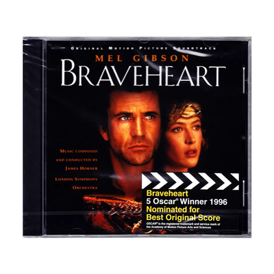 正版 勇敢的心 Braveheart 经典电影原声 音乐歌曲 OST 进口CD