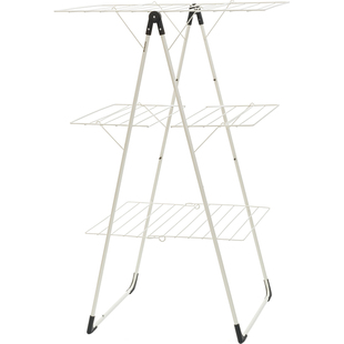 荷兰进口Brabantia柏宾士 多层折叠晾衣架落地晒衣晒被毛巾架家用