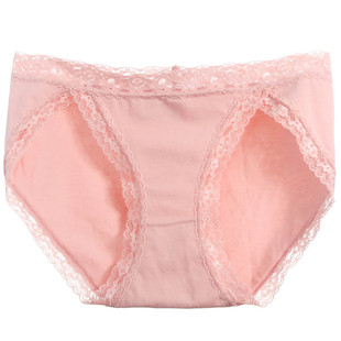 3条装外贸原单女士纯棉内裤全棉档 高开叉无痕中腰包臀白色三角