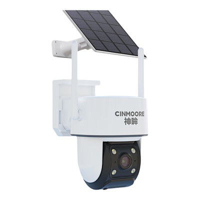 神眸4G太阳能监控器360全景防水