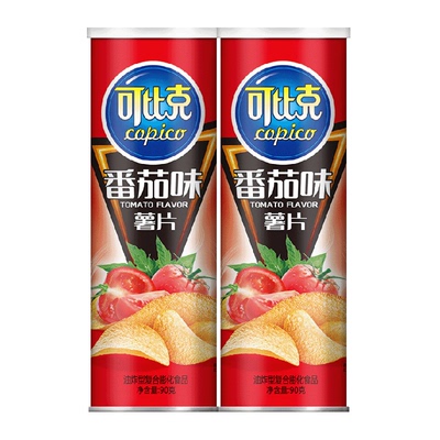 可比克原味罐装薯片