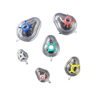 一次性使用麻醉面罩医用简易呼吸器配件充气面罩呼吸机回路高压氧