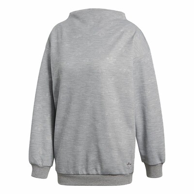 Adidas/阿迪达斯正品三叶草女子简约休闲针织套头卫衣CD6926