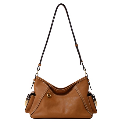 Fion/菲安妮真皮法式腋hobo包