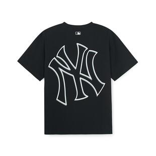 MLB官方 男女情侣背标大logo休闲宽松短袖百搭T恤夏季新款TSB60