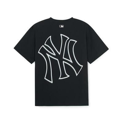 MLB情侣学院风休闲印花短袖T恤