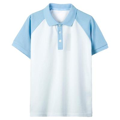 伊顿纪德校服男女童浅蓝拼白