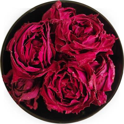 云南有机无熏硫墨红玫瑰花茶100g