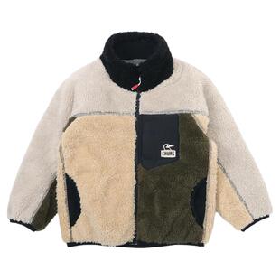 CHUMS洽洽鸟户外运动休闲保暖亲子儿童抓绒外套夹克CH24-1062