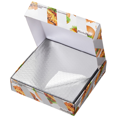 皓原铝箔汉堡纸外带保温好帮手