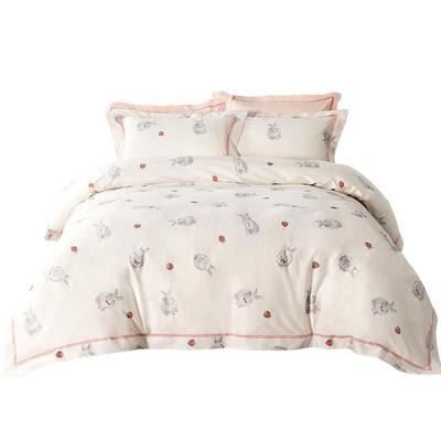 梦洁宝贝60支长绒棉四件套