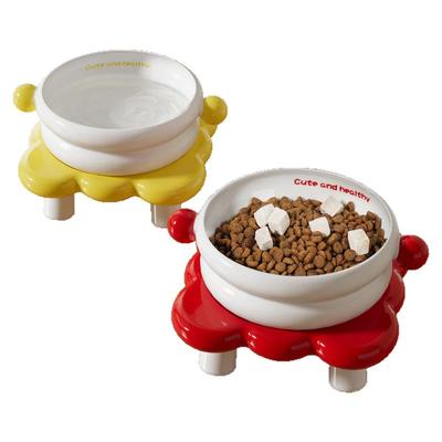 【清仓特惠】猫碗陶瓷碗猫狗食盆