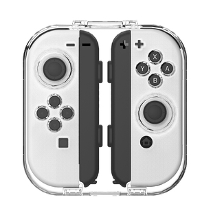 良值(IINE)适用任天堂Joycon收纳盒Switch保护套收纳包 分体JC手柄套硬壳 防透明透磁吸PC保护壳 NS配件