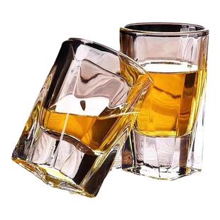 水晶玻璃小酒杯三两3两白酒杯二两半120ml150毫升轻奢高档高级感