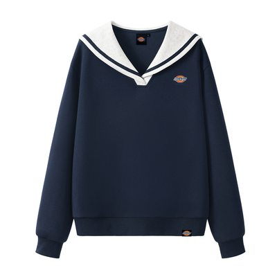 Dickies甜美品牌logo印花卫衣女