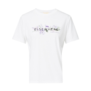 【水柔棉】ELSEWHERE珂思商场同款时尚圆领短袖t恤女上衣夏季新款