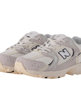 New Balance nb童鞋女童4-7岁中童秋冬拼接缓震革面运动鞋PZ530CT