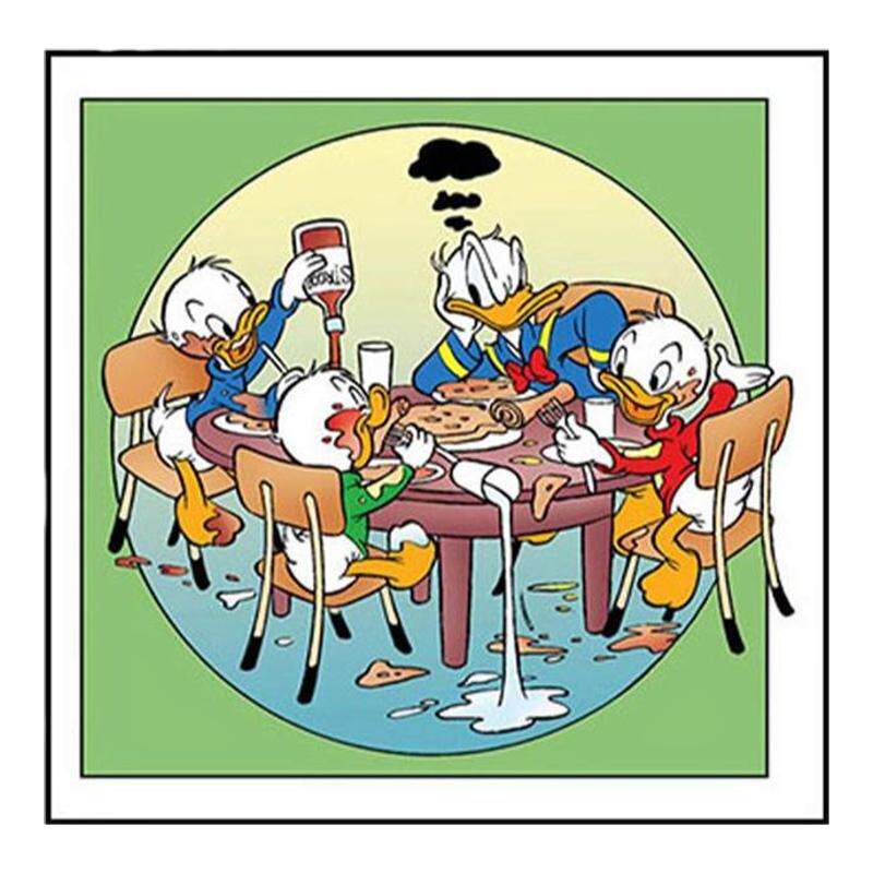 卡通米老鼠装饰画米妮唐老鸭挂画