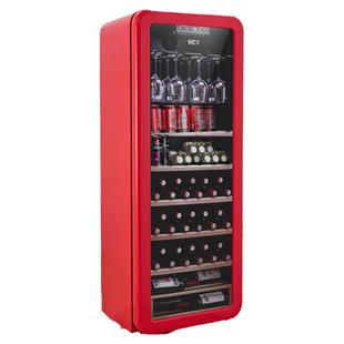 哈士奇SC-208R红酒柜家用玻璃恒温恒湿酒水客厅茶叶冷藏柜雪茄柜