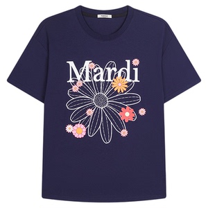 MARDI小雏菊多花字母短袖T恤