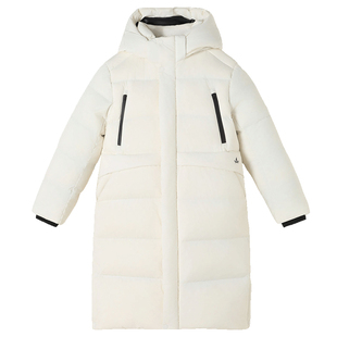 Navigare意大利小帆船儿童米色羽绒服2025冬季中长款小男生鹅绒服