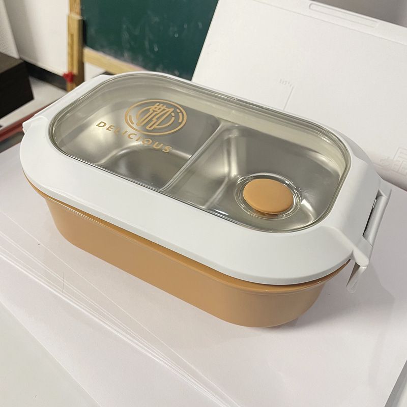 密封不锈钢饭盒批发可爱便当盒盒颜高值午餐保鲜盒学生分隔上班族