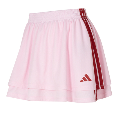 阿迪达斯足球风女子气球半身裙