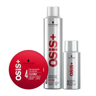 进口施华蔻osis发胶定型喷雾男士发型头发干胶造型发泥发蜡刘海女