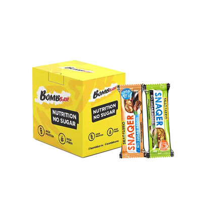 bombbarSNAQ蛋白棒代餐饱腹