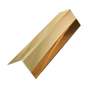 L型黑钛金不锈钢装饰线条定制包边压条直角钛合金瓷砖金属收边条