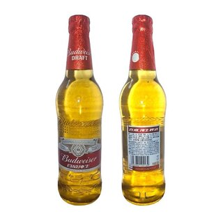 百威纯生啤酒麦芽精酿玻璃瓶装小麦熟啤酒500ml*12瓶8度