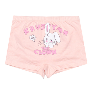 瑁恩瑁爱儿童内裤女童平角纯棉中大童宝宝女孩四角短裤发育期透气