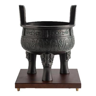 仿古风纯手家用公司开业礼品铜鼎