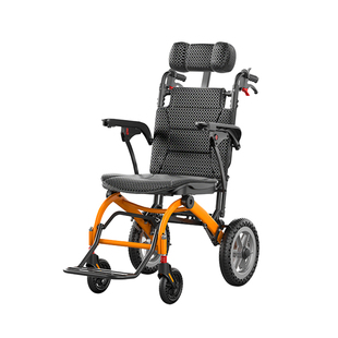 西德尔铝合金轮椅折叠超轻便可躺式老年人专用便携代步老人手推车