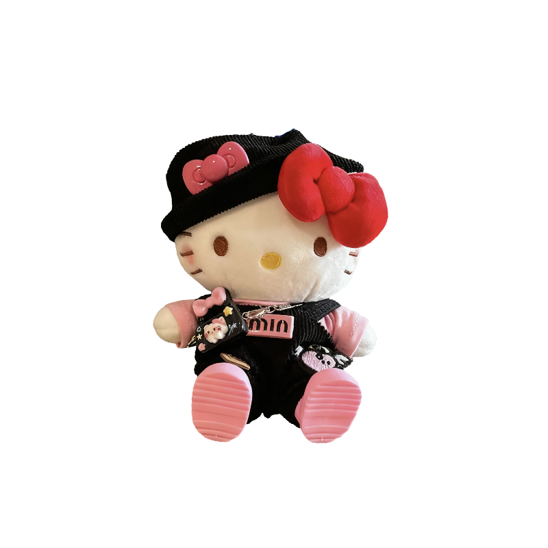 新款正版老钱风英伦Hellokitty包包挂饰小挂件猫咪美拉德钥匙扣