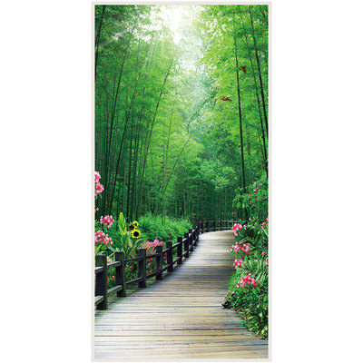 玄关加厚PP背胶自粘防水墙贴画