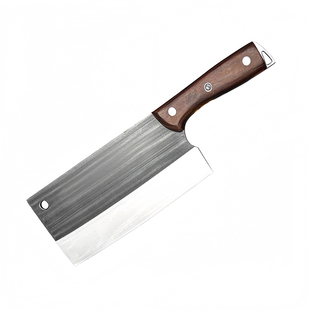 龙泉菜刀家用手工锻打刀具厨师专用切菜刀厨房切片刀砍骨头刀开刃