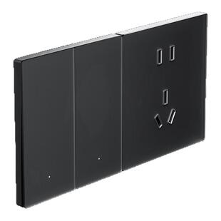 领普E3Pro智能升级Mesh2.0 AG玻璃开关已接入米家APP可远控双控