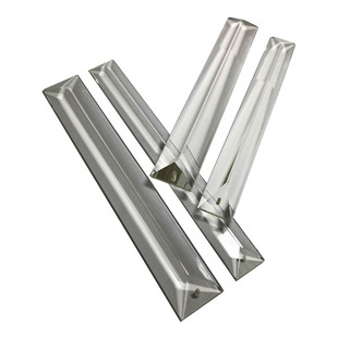 水晶灯具配件水晶三角条长条玻璃条吊坠diy门珠帘隔断长方片婚庆