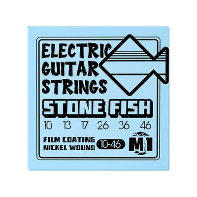 汇千乐器 石头鱼 小鱼M1 X2琴弦防锈电吉他琴弦 镀膜 PVD离子覆膜