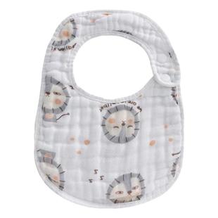 婴儿口水巾纯棉纱布围脖新生宝宝围嘴男女防吐奶儿童围兜冬季加厚