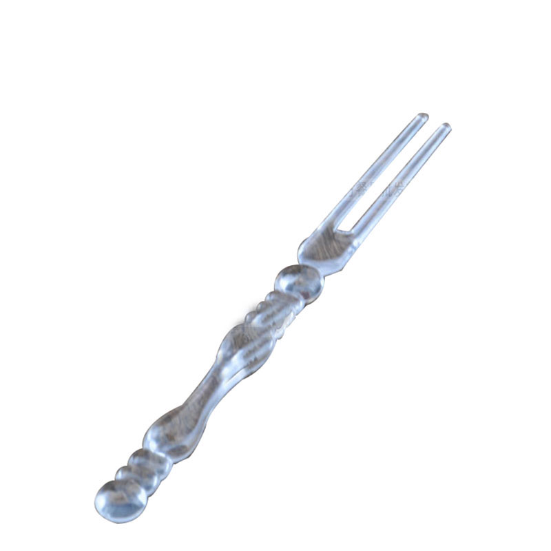 一次性水果叉一次性塑料叉果叉透明叉竹节叉点心叉月饼叉整箱包邮