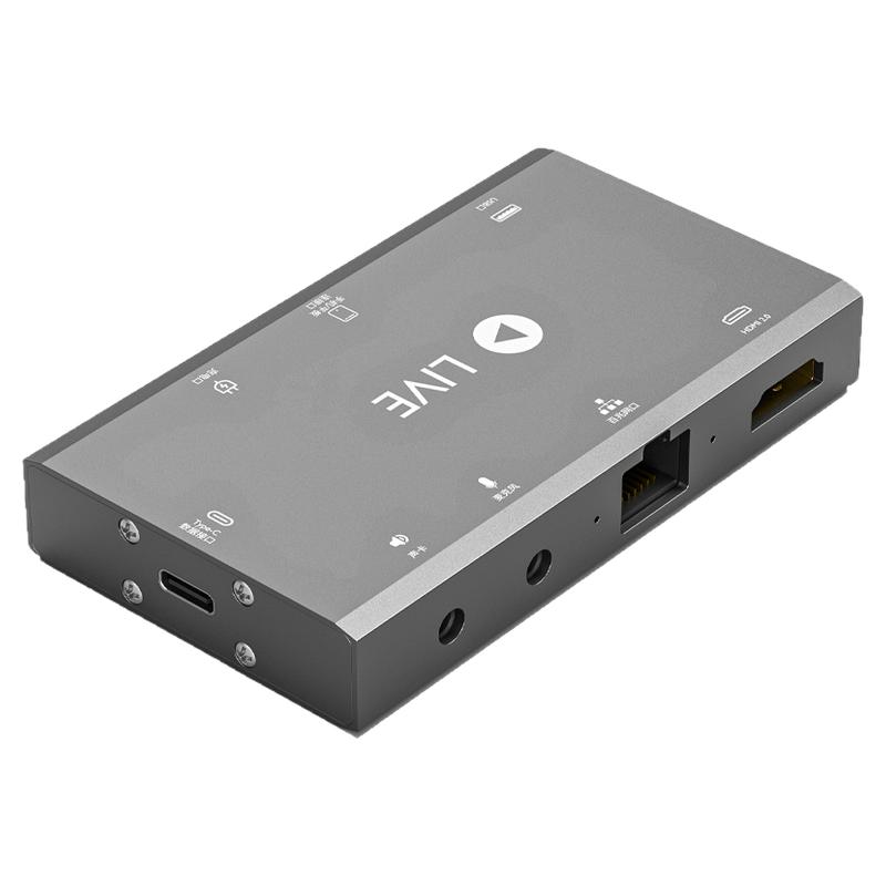 适用苹果直播转换器ipad手机OTG声卡K歌采集卡hdmi投屏网线麦克风