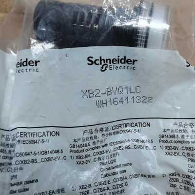 议价原装施耐德白色按钮指示灯  XB2BVQ1LC   AC380V