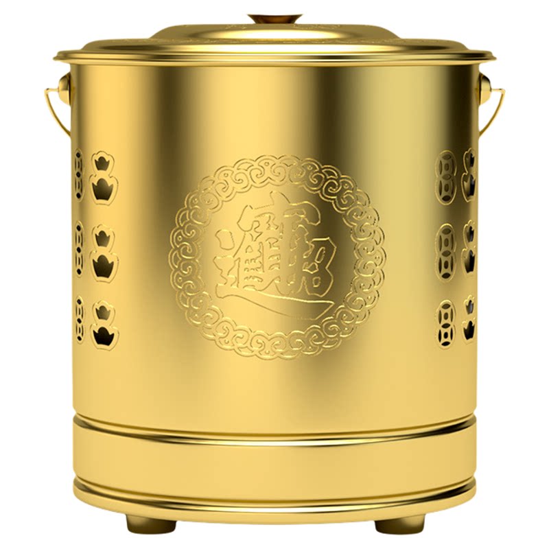 不锈钢烧钱纸桶烧金桶烧经桶家用锡箔元宝铁桶化宝桶聚宝盆焚烧炉