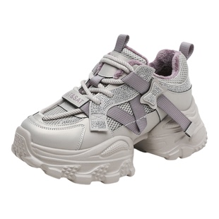 星期六厚底老爹鞋女款新款秋冬季显脚小女增高休闲鞋百搭运动鞋直